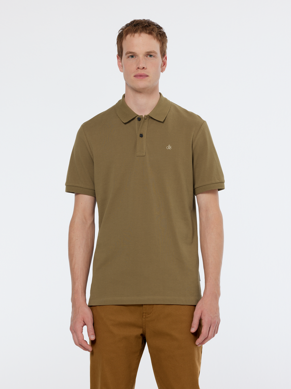 scotch & soda logo pique polo