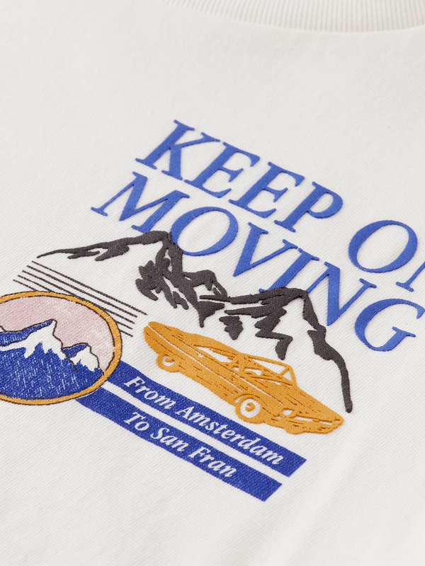 Scotch & Soda LONG-SLEEVED ARTWORK T-SHIRT