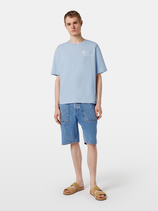 Scotch & Soda Loose Fit Embroidery T-shirt