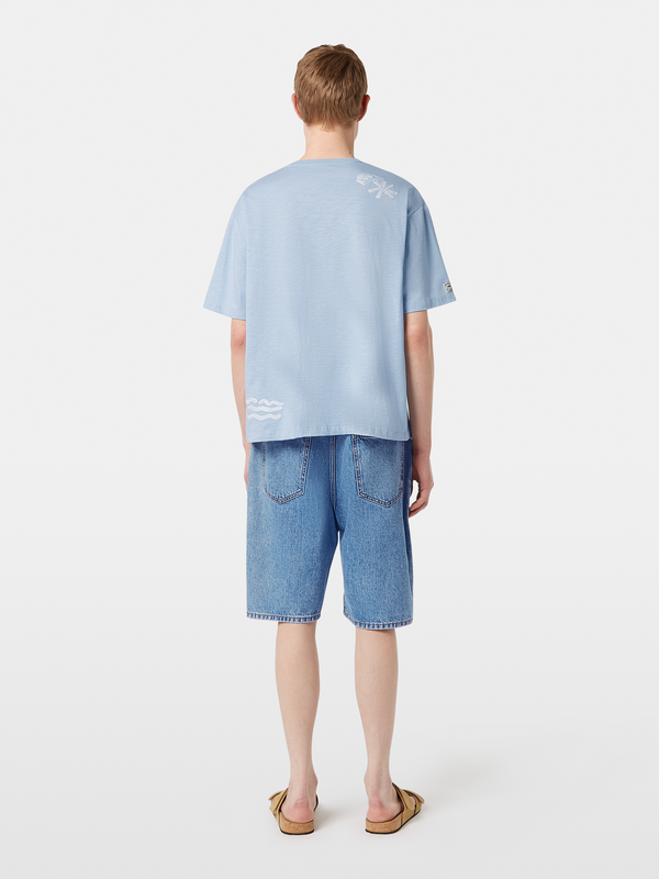 Scotch & Soda Loose Fit Embroidery T-shirt