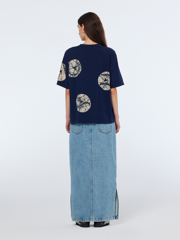 Scotch & Soda Low Rise Denim Maxi Skirt Lakehouse