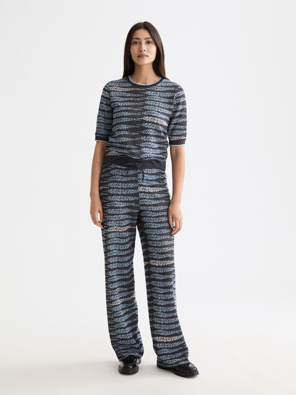 Scotch & Soda Lurex Jacquard Knitted Tee