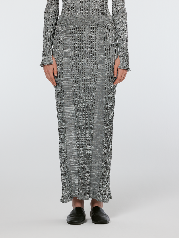Scotch & Soda Maxi Ribbed Knitted Skirt