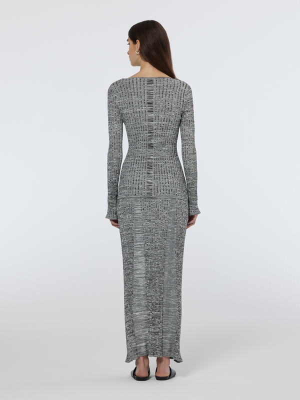 Scotch & Soda Maxi Ribbed Knitted Skirt