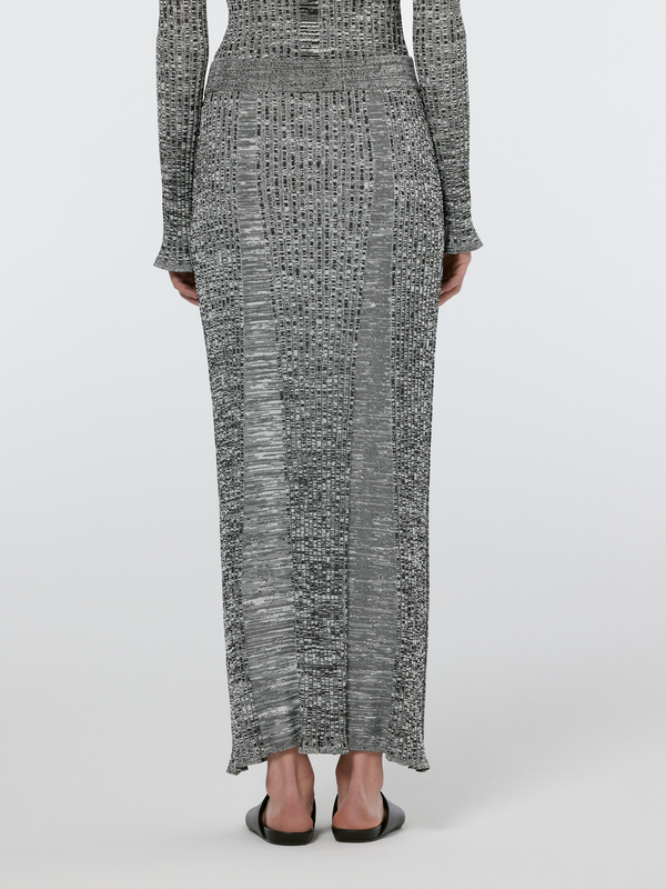 Scotch & Soda Maxi Ribbed Knitted Skirt