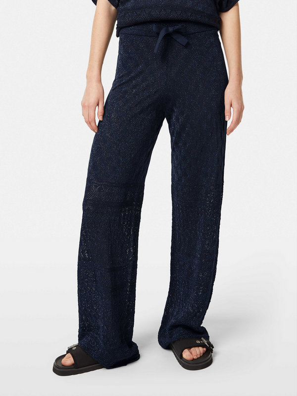 Scotch & Soda Metallic Knitted Trousers