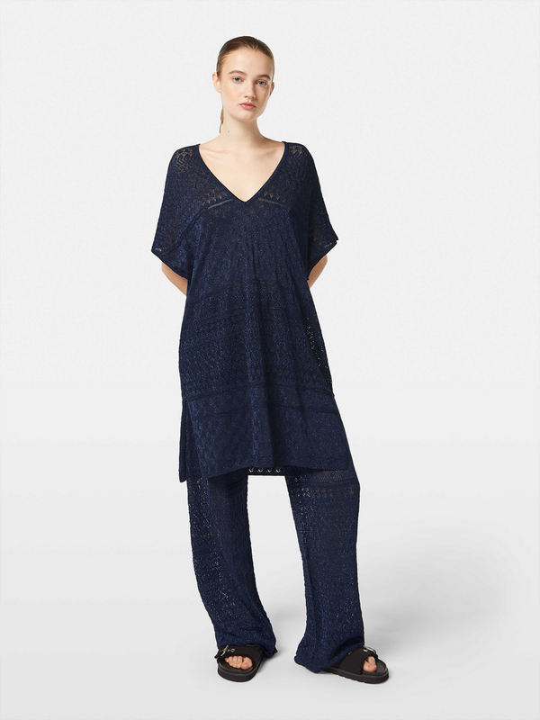 scotch & soda Metallic Knitted Trousers