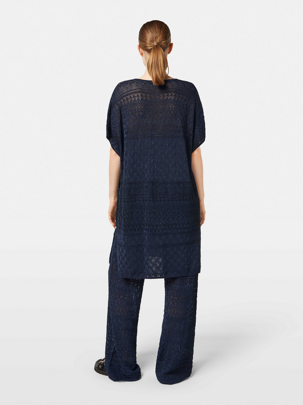 Scotch & Soda Metallic Pointelle Knitted Tunic