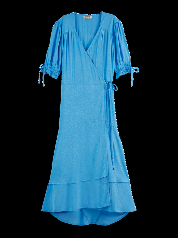 Scotch & Soda Midi Wrap Dress
