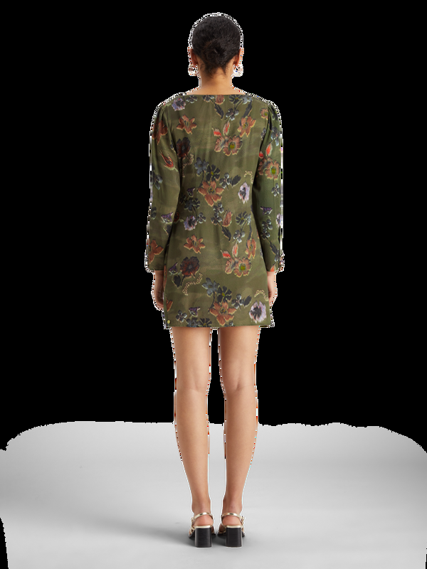 Scotch & Soda Mini-wikkeljurk Van Viscose-jacquard