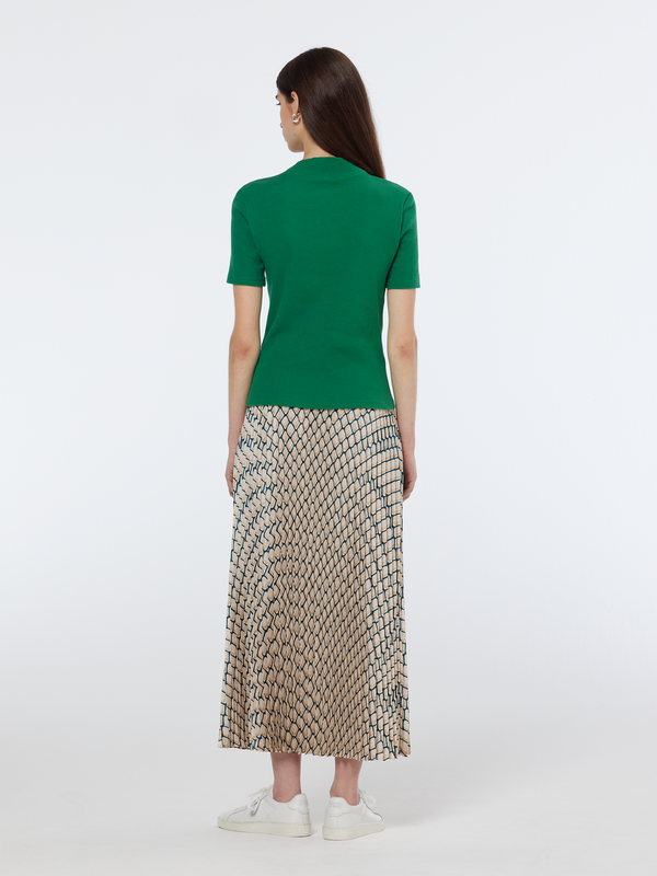 Scotch & Soda Mock Neck Rib T-shirt