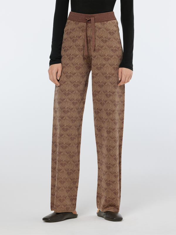 Scotch & Soda Monogram Jacquard Knitted Trousers