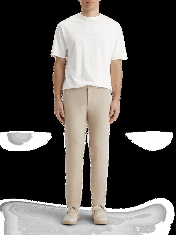 scotch & soda Mott-jersey slim-fit chino