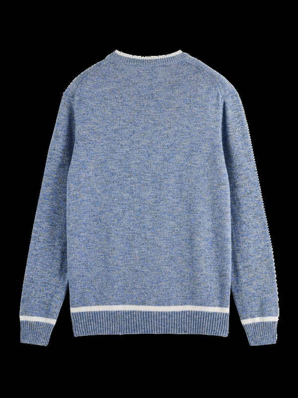 Scotch & Soda Normale Katoenmix Met Ronde Hals