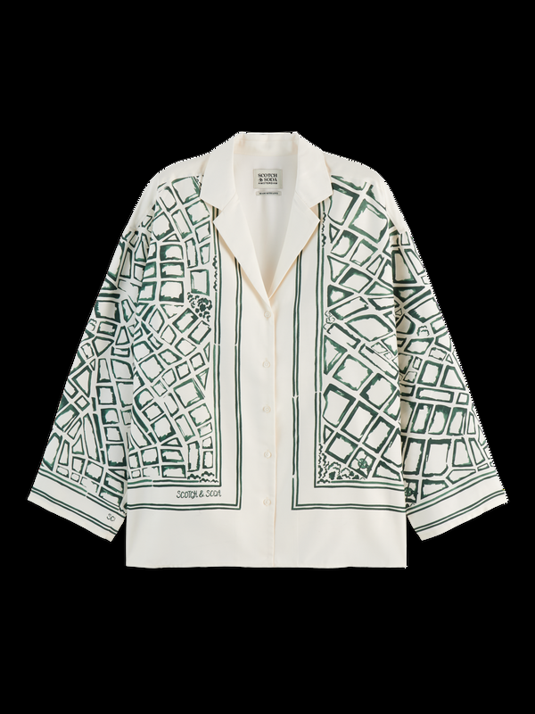 Scotch & Soda Oversized Print Shirt