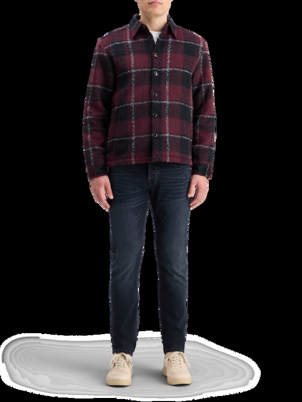 scotch & soda PADDED FLANNEL OVERSHIRT