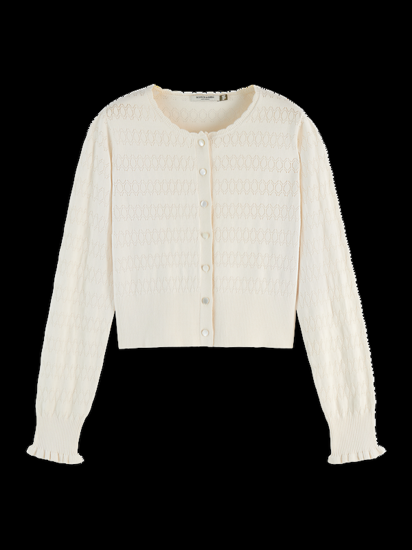 Scotch & Soda Pointelle Cardigan
