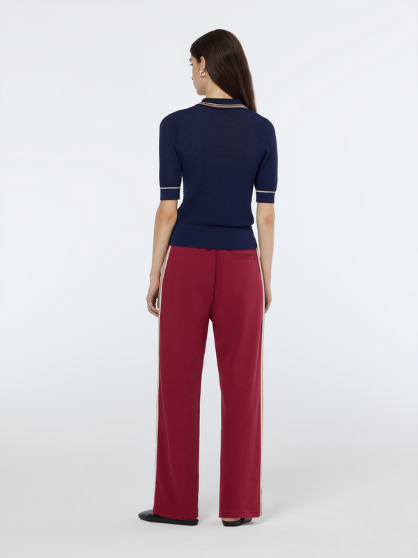 Scotch & Soda Pointelle Collared Knitted Tee