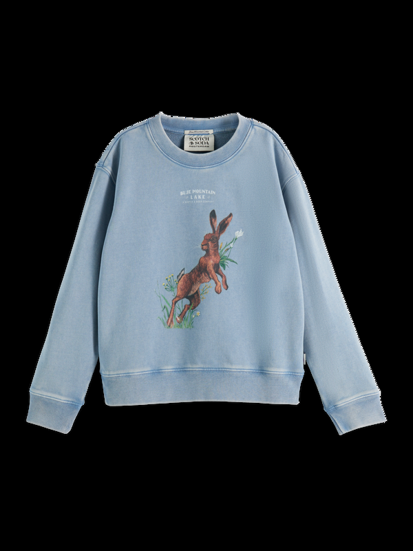 scotch & soda Printed Crewneck