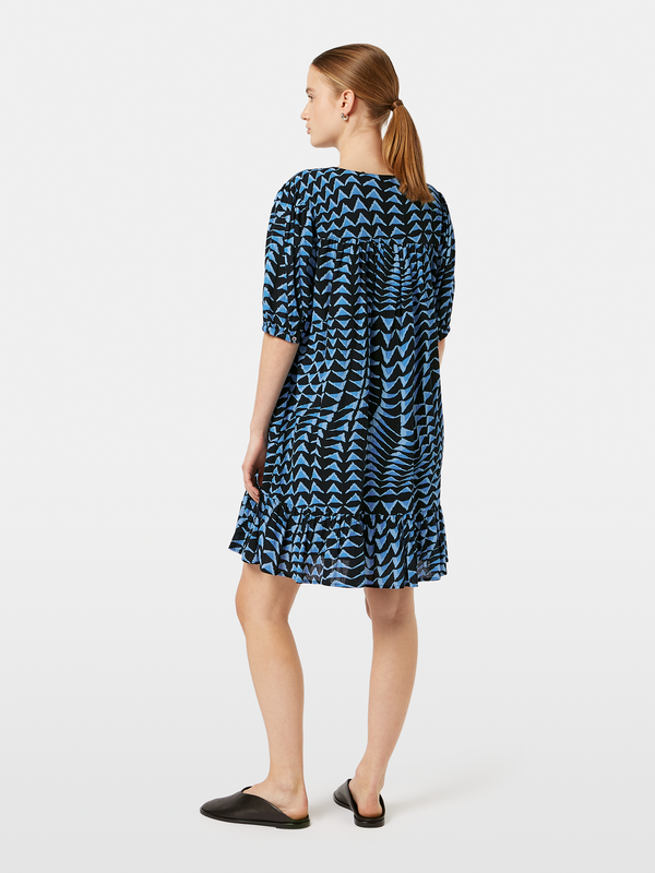 Scotch & Soda Printed Crinkle Mini Dress