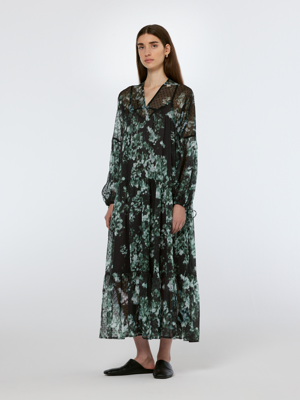 scotch & soda Printed Fil Coupe Maxi Dress