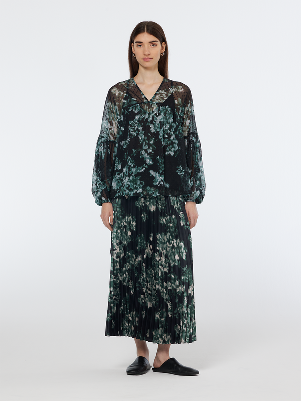 Scotch & Soda Printed Fil Coupe Top