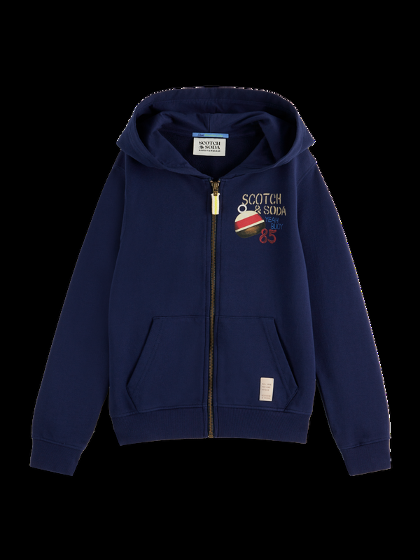 scotch & soda Printed Hoodie