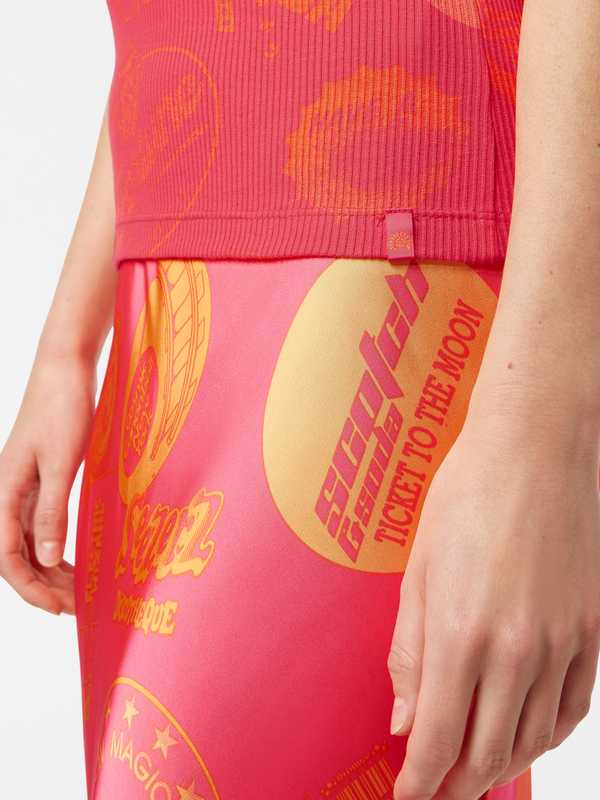 Scotch & Soda Printed Rib Tank