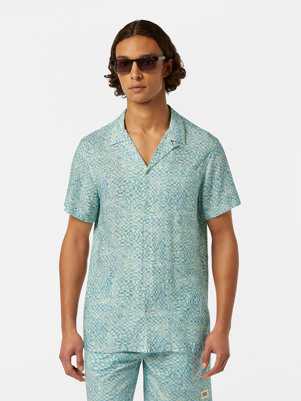 scotch & soda Printed Short Sleeve Shirt