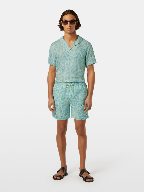 scotch & soda Printed Swim Shorts