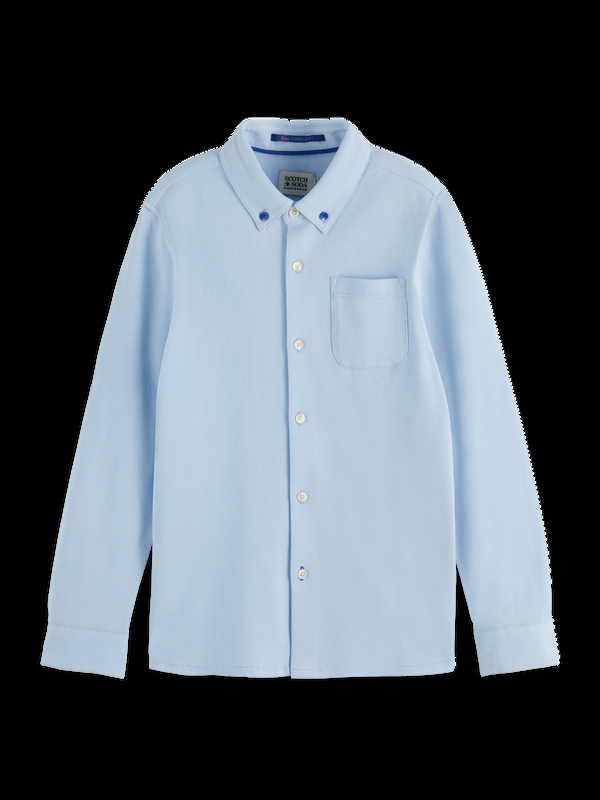 scotch & soda REGULAR-FIT PIQUE SHIRT