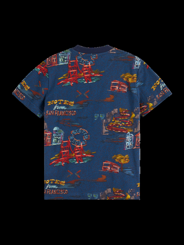 Scotch & Soda Relaxed-fit Allover Printed T-shirt