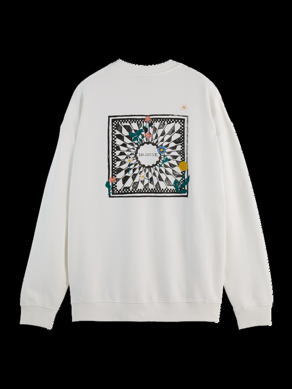 Scotch & Soda Relaxed Fit Artwork Sweatshirt