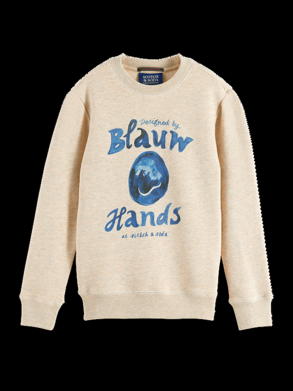 scotch & soda Relaxed-fit artwork sweatshirt