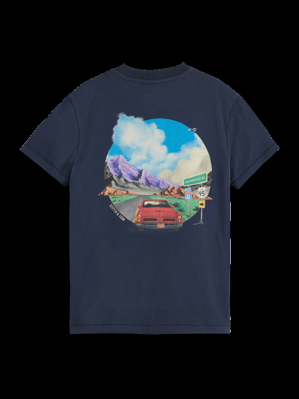 Scotch & Soda RELAXED-FIT ARTWORK T-SHIRT