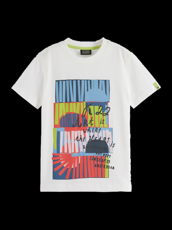 scotch & soda Relaxed-fit artwork t-shirt