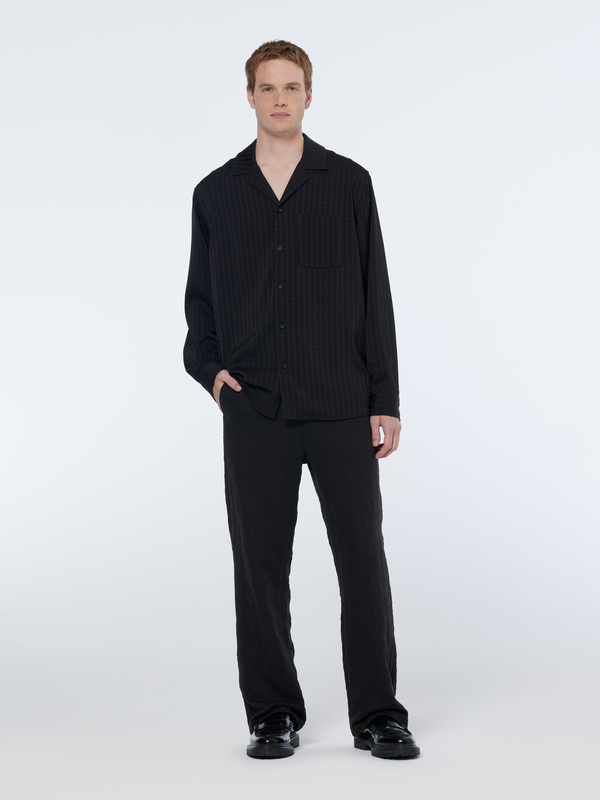 Scotch & Soda Relaxed Fit Jacquard Sateen Shirt