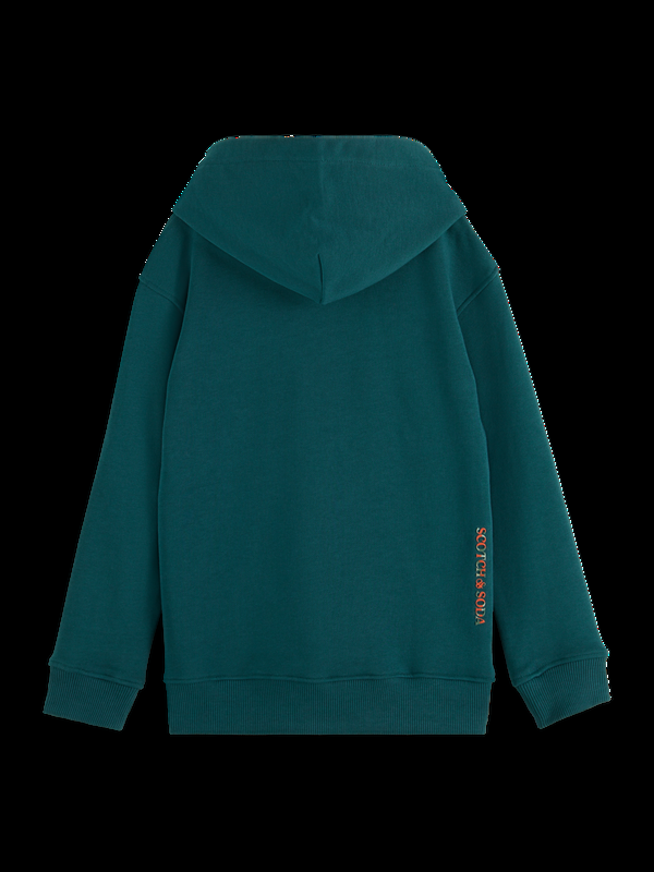 Scotch & Soda RELAXED-FIT LOGO HOODIE