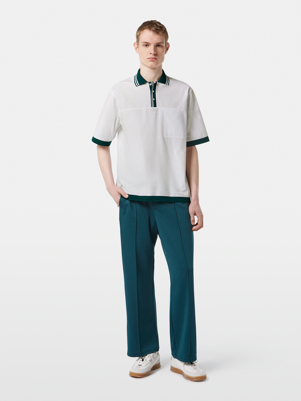 Scotch & Soda Relaxed Fit Poplin Polo Shirt