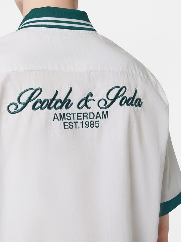 Scotch & Soda Relaxed Fit Poplin Polo Shirt