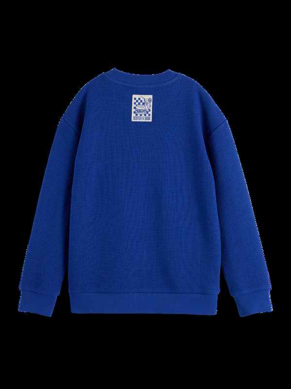 Scotch & Soda RELAXED-FIT STRUCTURED CREWNECK SWEAT