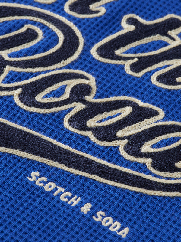 Scotch & Soda RELAXED-FIT STRUCTURED CREWNECK SWEAT