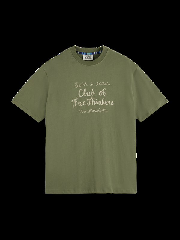 scotch & soda Relaxed fit T-shirt met artwork