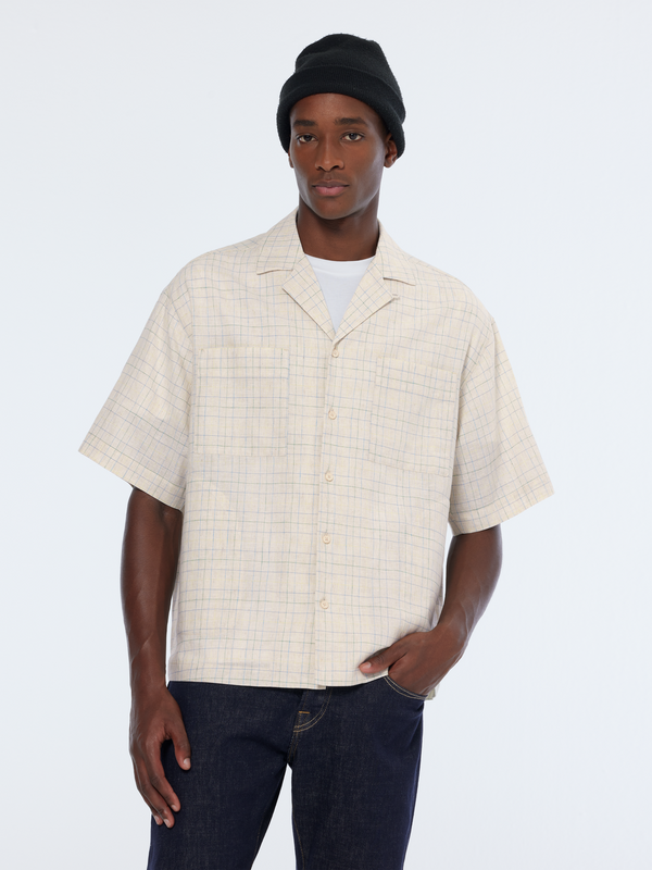 scotch & soda Relaxed fit yarn-dyed check shirt