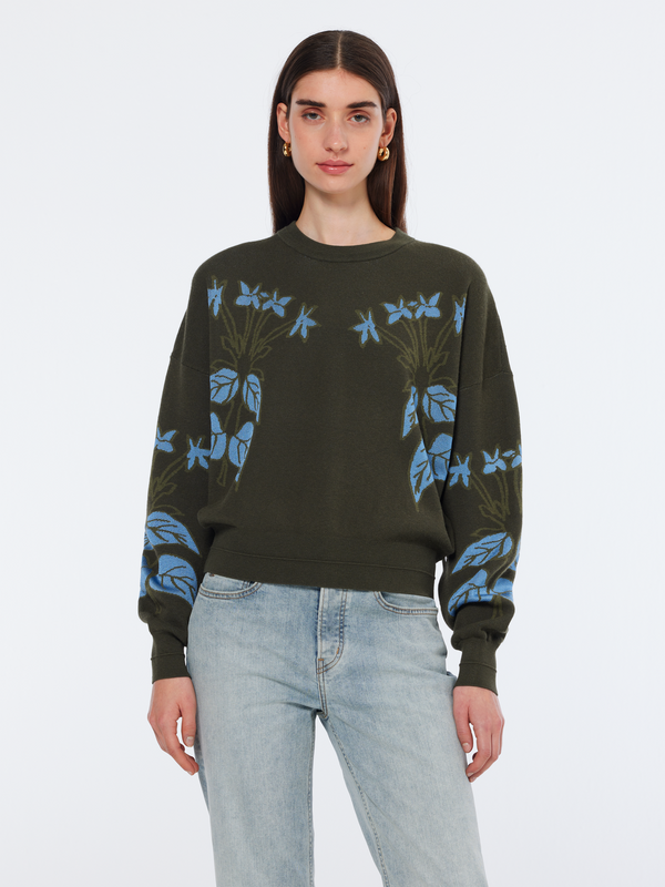 scotch & soda Relaxed jacquard pullover