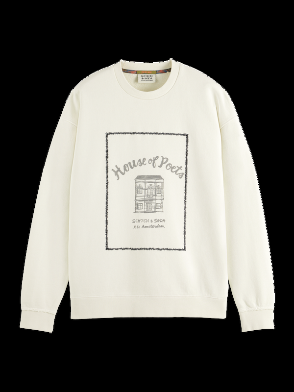 Scotch & Soda Relaxed Sweatshirt Met Artwork
