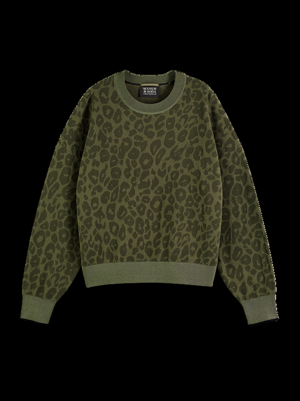 Scotch & Soda Relaxte Trui Van Jacquard