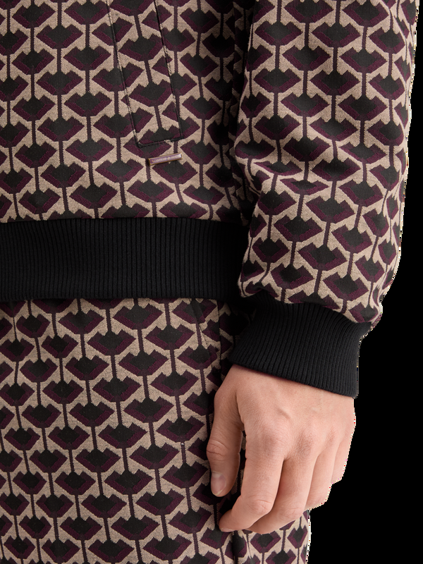 Scotch & Soda REVERSIBLE JACQUARD BOMBER JACKET