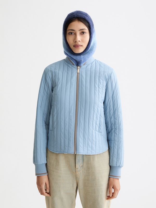 scotch & soda Reversible printed quilted bomber