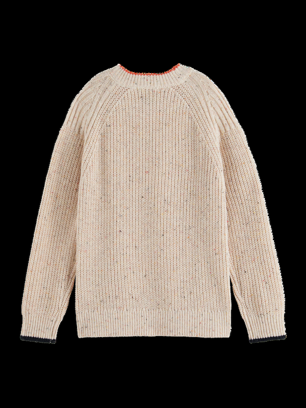 Scotch & Soda RIB KIT PULLOVER IN NEPS QUALITY